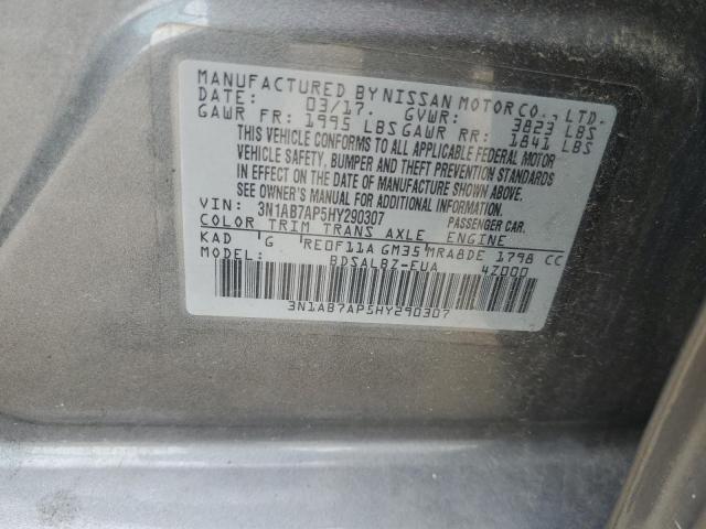 Photo 11 VIN: 3N1AB7AP5HY290307 - NISSAN SENTRA S 