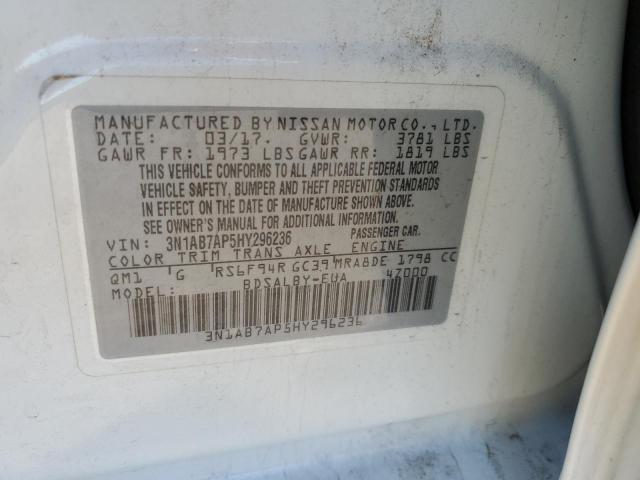 Photo 11 VIN: 3N1AB7AP5HY296236 - NISSAN SENTRA S 