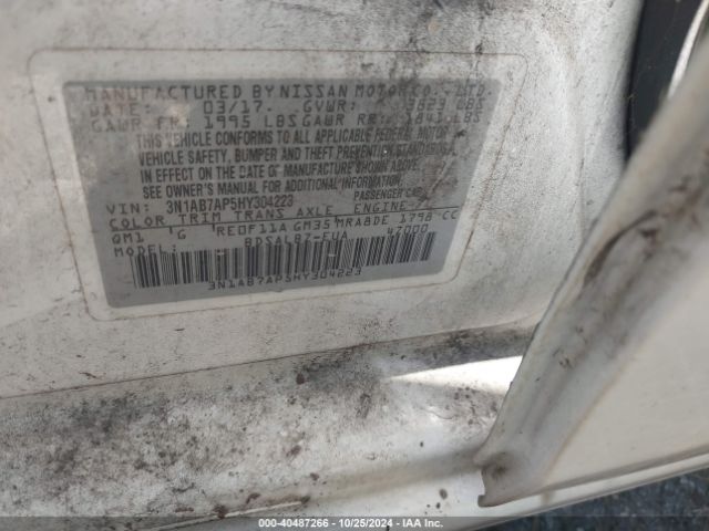 Photo 8 VIN: 3N1AB7AP5HY304223 - NISSAN SENTRA 