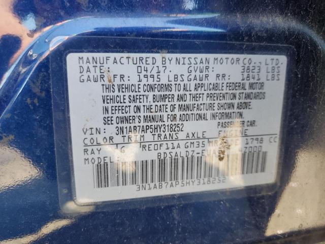 Photo 12 VIN: 3N1AB7AP5HY318252 - NISSAN SENTRA 