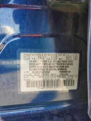 Photo 11 VIN: 3N1AB7AP5HY332507 - NISSAN SENTRA S 