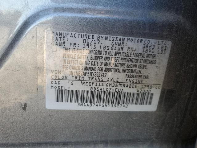 Photo 11 VIN: 3N1AB7AP5HY352742 - NISSAN SENTRA S 