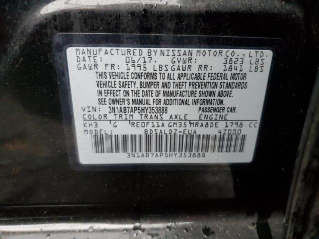 Photo 11 VIN: 3N1AB7AP5HY353888 - NISSAN SENTRA 