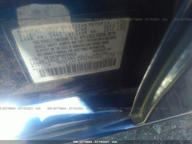 Photo 8 VIN: 3N1AB7AP5HY368536 - NISSAN SENTRA 