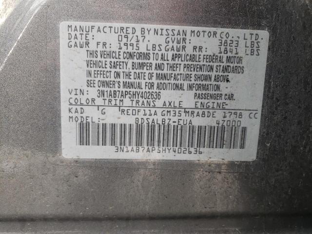 Photo 11 VIN: 3N1AB7AP5HY402636 - NISSAN SENTRA 