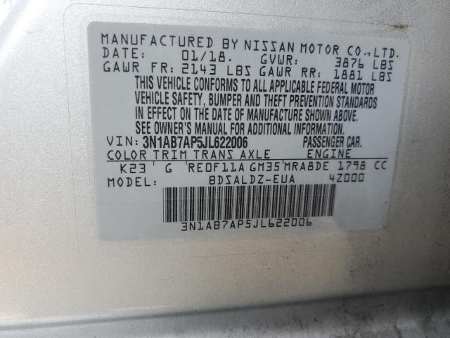 Photo 11 VIN: 3N1AB7AP5JL622006 - NISSAN SENTRA 