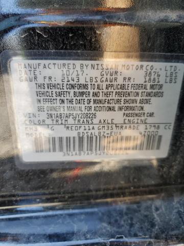 Photo 11 VIN: 3N1AB7AP5JY208226 - NISSAN SENTRA 