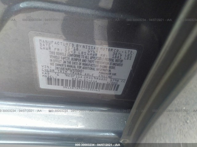 Photo 8 VIN: 3N1AB7AP5JY250461 - NISSAN SENTRA 