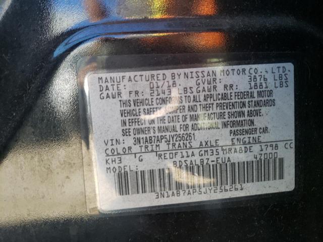 Photo 11 VIN: 3N1AB7AP5JY256261 - NISSAN SENTRA S 