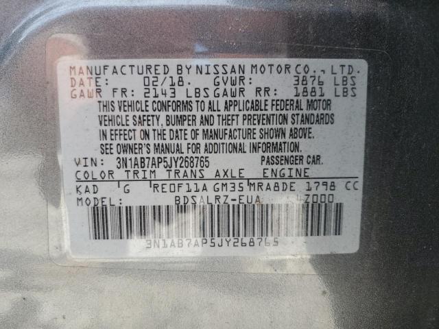 Photo 11 VIN: 3N1AB7AP5JY268765 - NISSAN SENTRA 