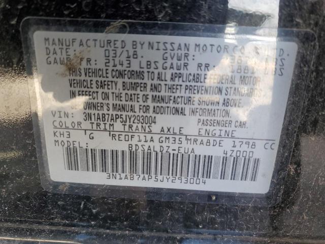 Photo 12 VIN: 3N1AB7AP5JY293004 - NISSAN SENTRA 