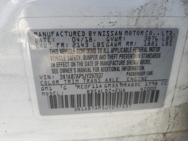 Photo 11 VIN: 3N1AB7AP5JY297537 - NISSAN SENTRA 