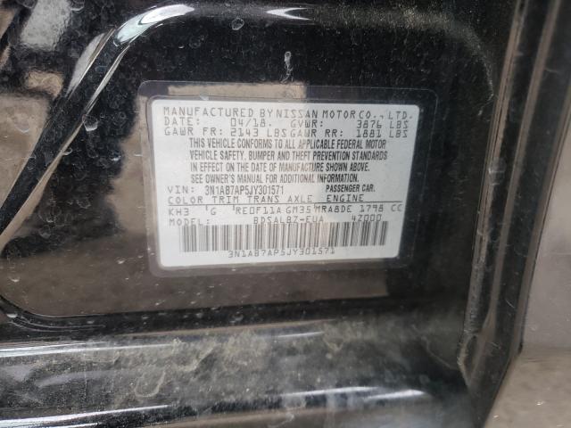 Photo 9 VIN: 3N1AB7AP5JY301571 - NISSAN SENTRA S 