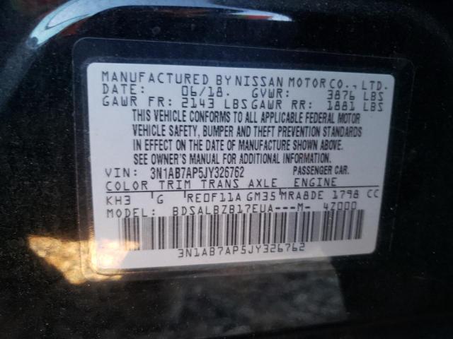 Photo 11 VIN: 3N1AB7AP5JY326762 - NISSAN SENTRA 