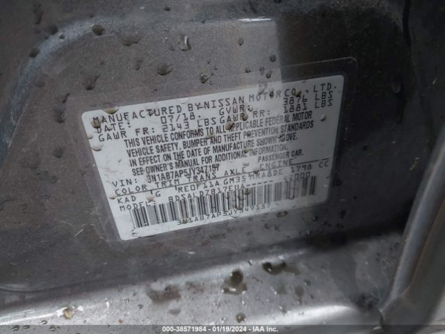 Photo 8 VIN: 3N1AB7AP5JY347157 - NISSAN SENTRA 