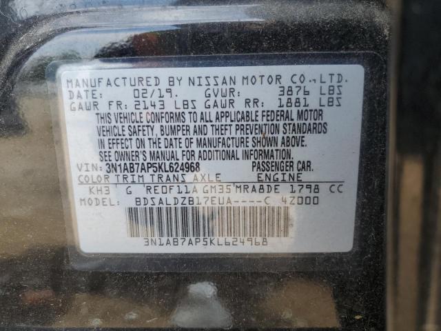 Photo 11 VIN: 3N1AB7AP5KL624968 - NISSAN SENTRA S 