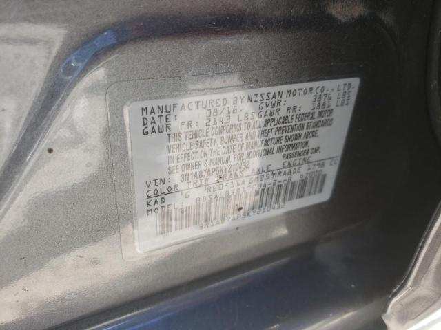 Photo 9 VIN: 3N1AB7AP5KY210432 - NISSAN SENTRA S 