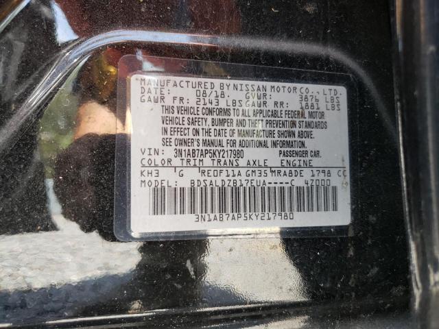 Photo 12 VIN: 3N1AB7AP5KY217980 - NISSAN SENTRA S 