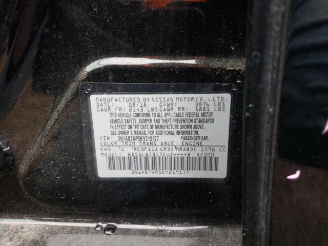 Photo 12 VIN: 3N1AB7AP5KY219177 - NISSAN SENTRA 