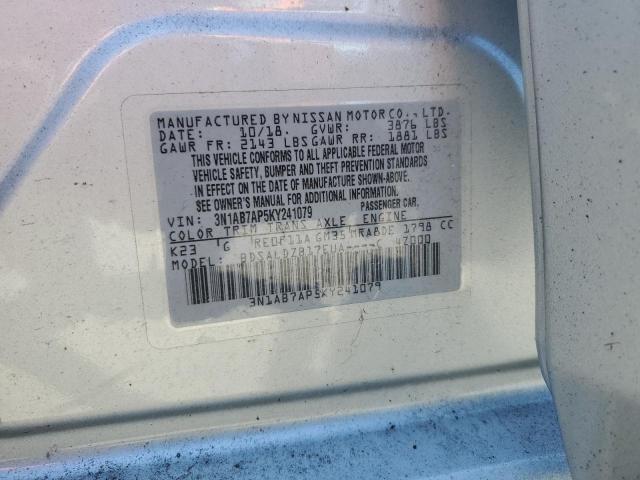 Photo 12 VIN: 3N1AB7AP5KY241079 - NISSAN SENTRA S 