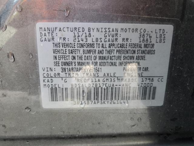 Photo 11 VIN: 3N1AB7AP5KY261641 - NISSAN SENTRA 