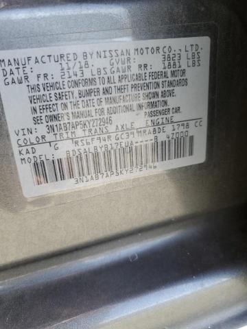 Photo 11 VIN: 3N1AB7AP5KY272946 - NISSAN SENTRA S 