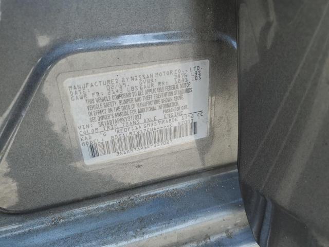 Photo 9 VIN: 3N1AB7AP5KY317027 - NISSAN SENTRA S 