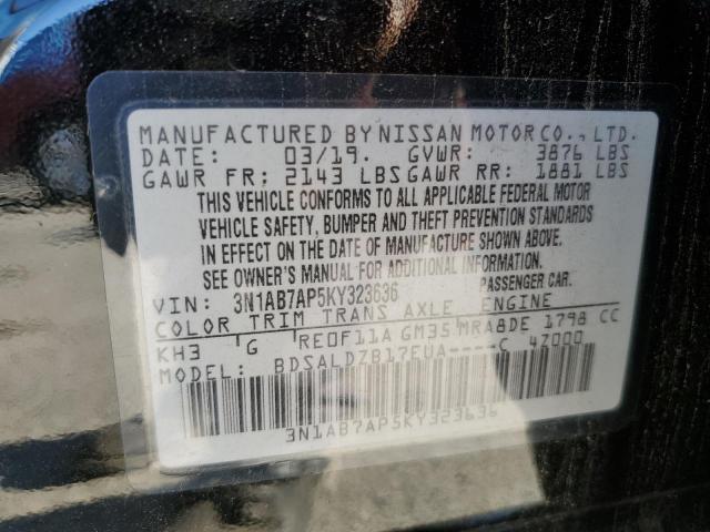 Photo 12 VIN: 3N1AB7AP5KY323636 - NISSAN SENTRA S 