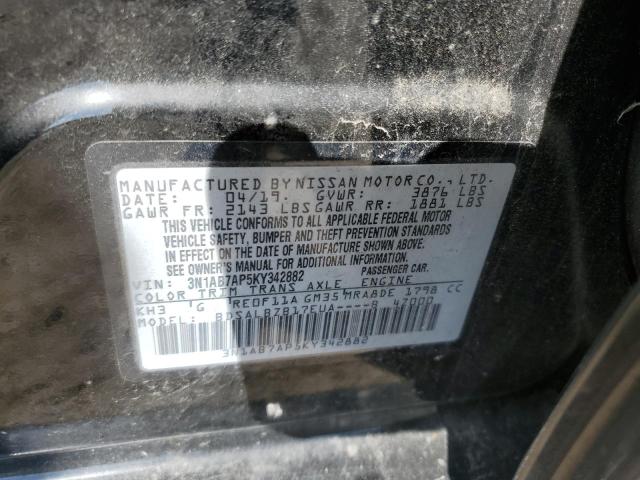 Photo 11 VIN: 3N1AB7AP5KY342882 - NISSAN SENTRA 