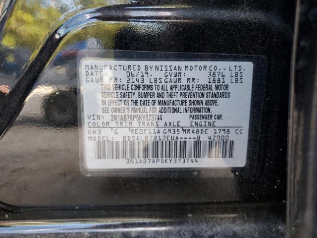 Photo 9 VIN: 3N1AB7AP5KY373744 - NISSAN SENTRA S 