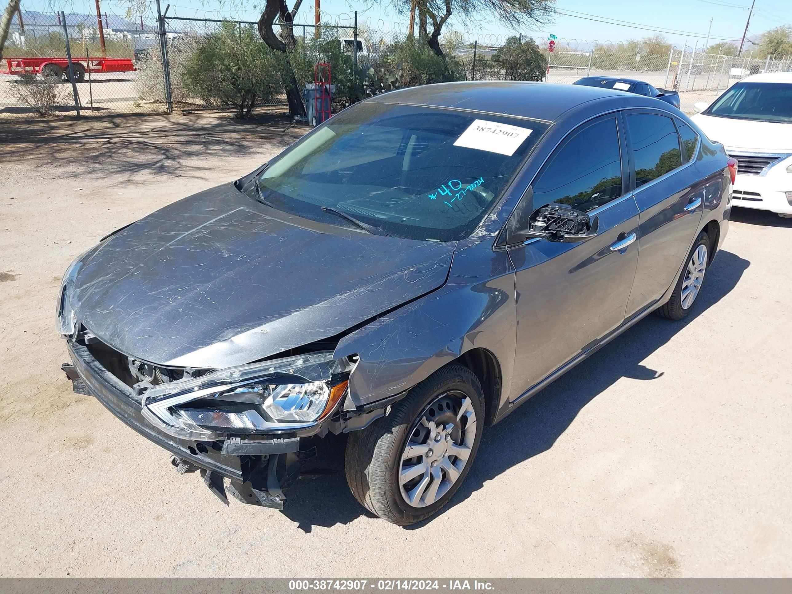 Photo 1 VIN: 3N1AB7AP5KY433702 - NISSAN SENTRA 