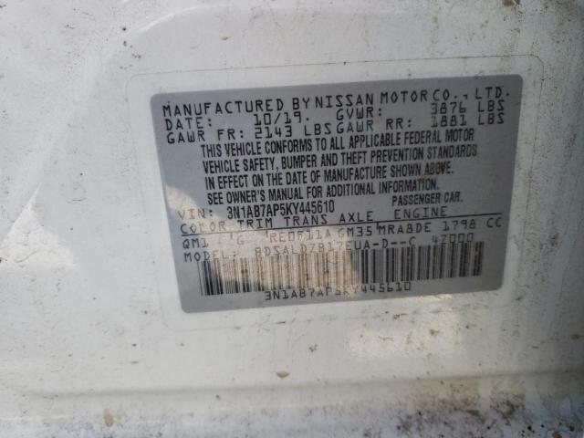 Photo 11 VIN: 3N1AB7AP5KY445610 - NISSAN SENTRA 