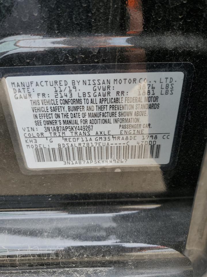 Photo 11 VIN: 3N1AB7AP5KY449267 - NISSAN SENTRA 