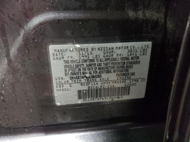 Photo 11 VIN: 3N1AB7AP6DL564265 - NISSAN SENTRA S 