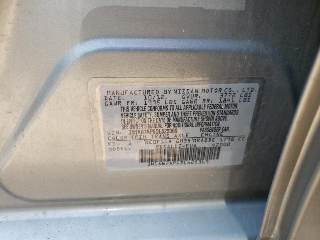 Photo 9 VIN: 3N1AB7AP6DL625369 - NISSAN SENTRA S 