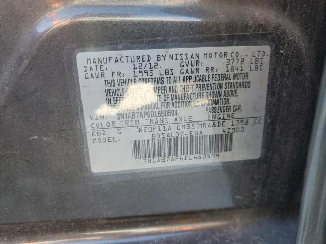 Photo 12 VIN: 3N1AB7AP6DL650594 - NISSAN SENTRA 