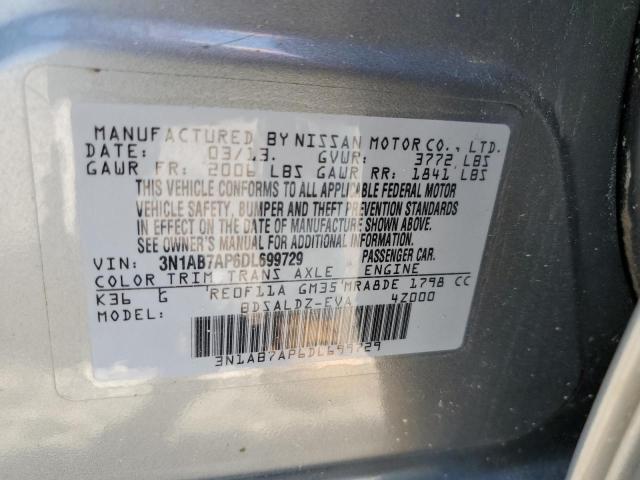 Photo 12 VIN: 3N1AB7AP6DL699729 - NISSAN SENTRA S 