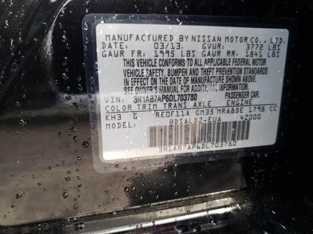 Photo 9 VIN: 3N1AB7AP6DL703780 - NISSAN SENTRA S 