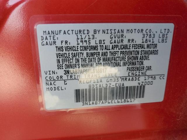 Photo 12 VIN: 3N1AB7AP6EL618617 - NISSAN SENTRA 