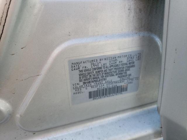 Photo 11 VIN: 3N1AB7AP6EL672791 - NISSAN SENTRA S 