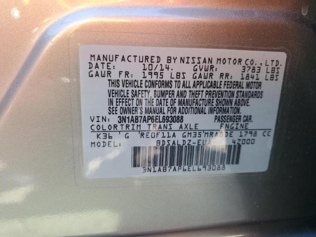 Photo 11 VIN: 3N1AB7AP6EL693088 - NISSAN SENTRA 