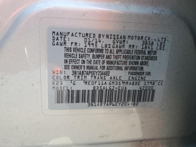 Photo 11 VIN: 3N1AB7AP6EY204482 - NISSAN SENTRA S 