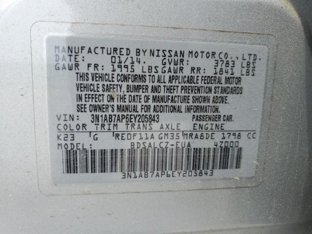 Photo 11 VIN: 3N1AB7AP6EY205843 - NISSAN SENTRA 