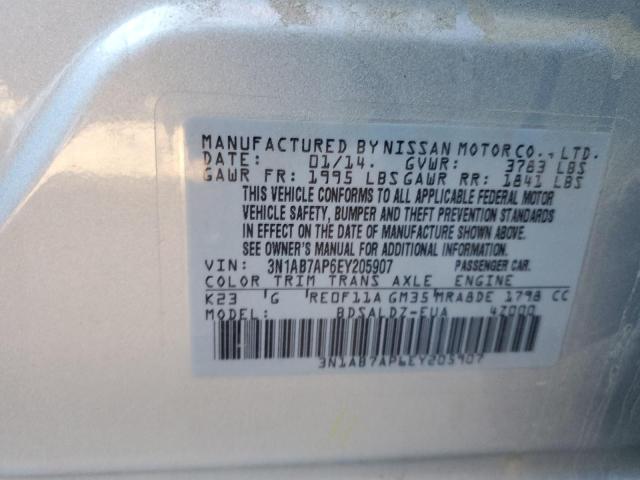 Photo 11 VIN: 3N1AB7AP6EY205907 - NISSAN SENTRA S 