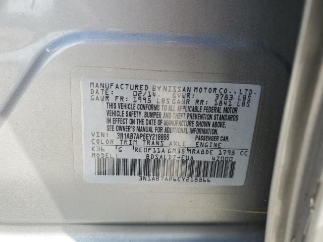 Photo 11 VIN: 3N1AB7AP6EY218866 - NISSAN SENTRA 