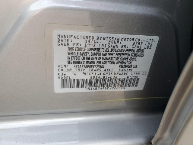 Photo 11 VIN: 3N1AB7AP6EY220844 - NISSAN SENTRA S 