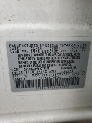 Photo 11 VIN: 3N1AB7AP6EY272975 - NISSAN SENTRA 