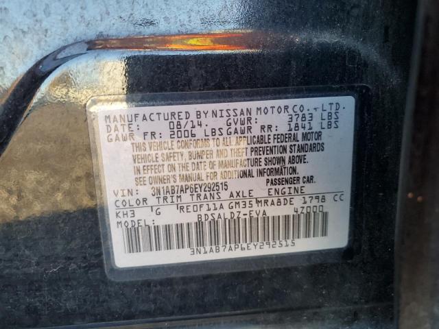 Photo 11 VIN: 3N1AB7AP6EY292515 - NISSAN SENTRA S 