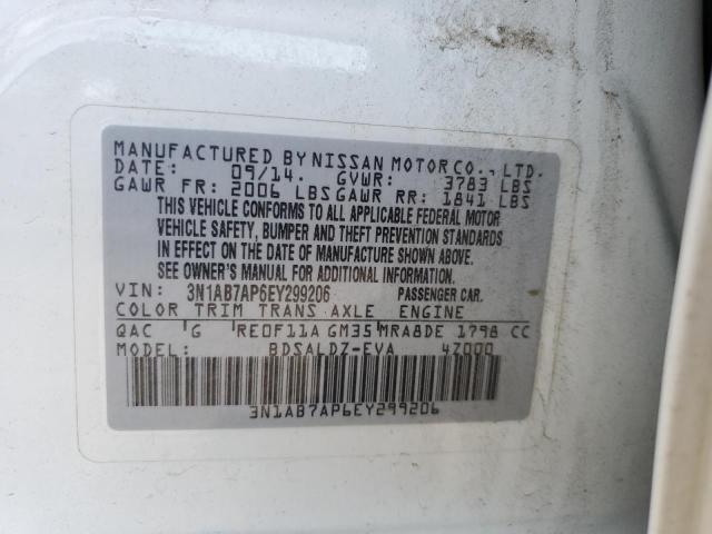 Photo 9 VIN: 3N1AB7AP6EY299206 - NISSAN SENTRA S 