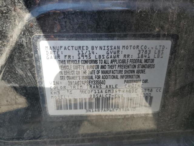 Photo 11 VIN: 3N1AB7AP6EY335640 - NISSAN SENTRA S 